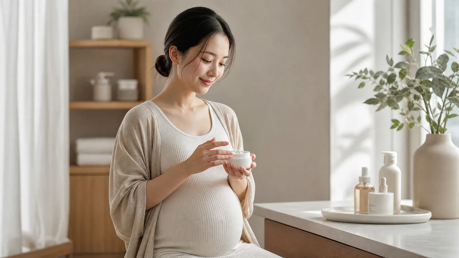 “怀孕期间的皮肤护理:如何保养你的肌肤”的专题图片