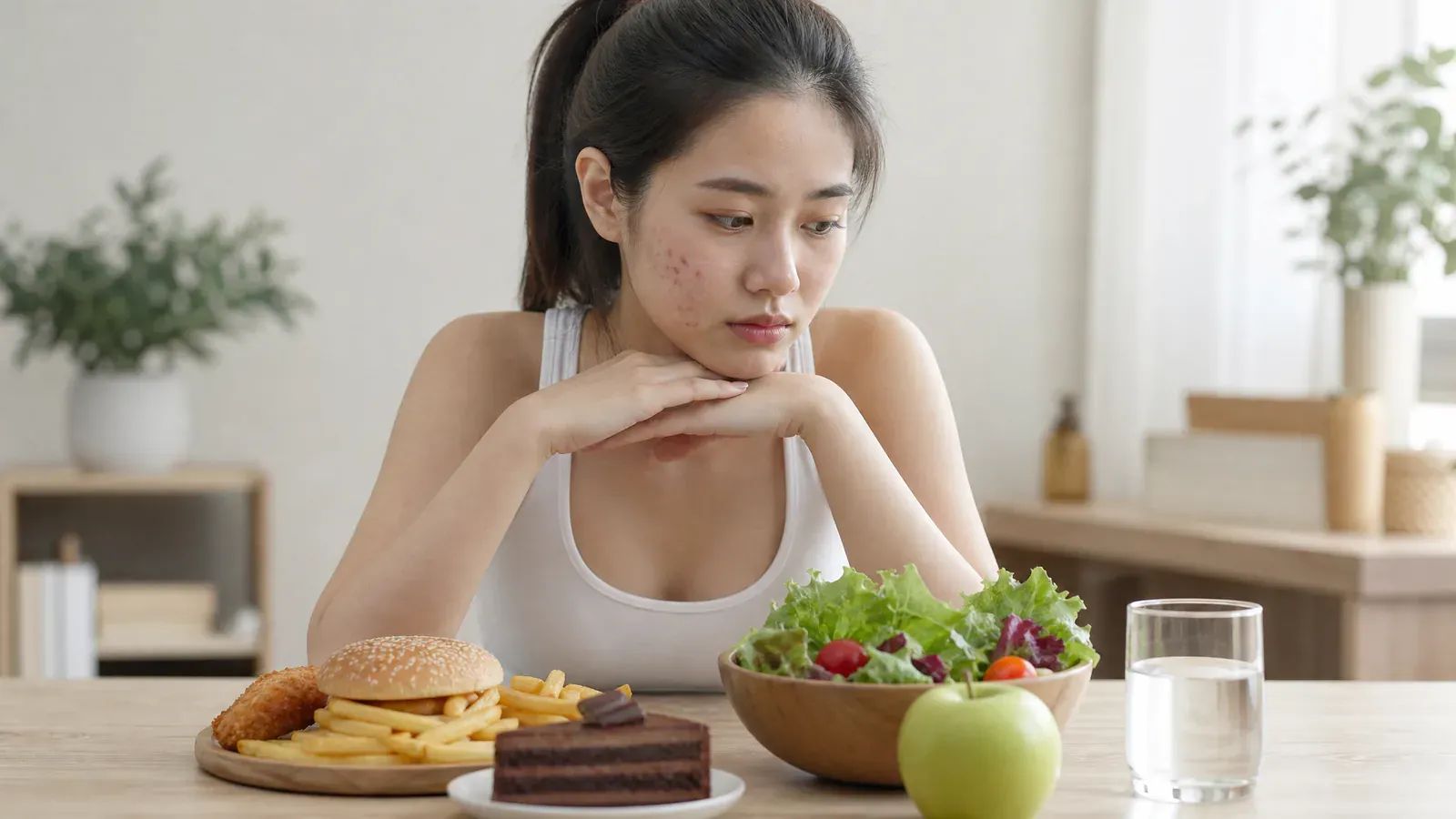 “饮食对青春痘的影响:更健康选择的指导”的专题图片